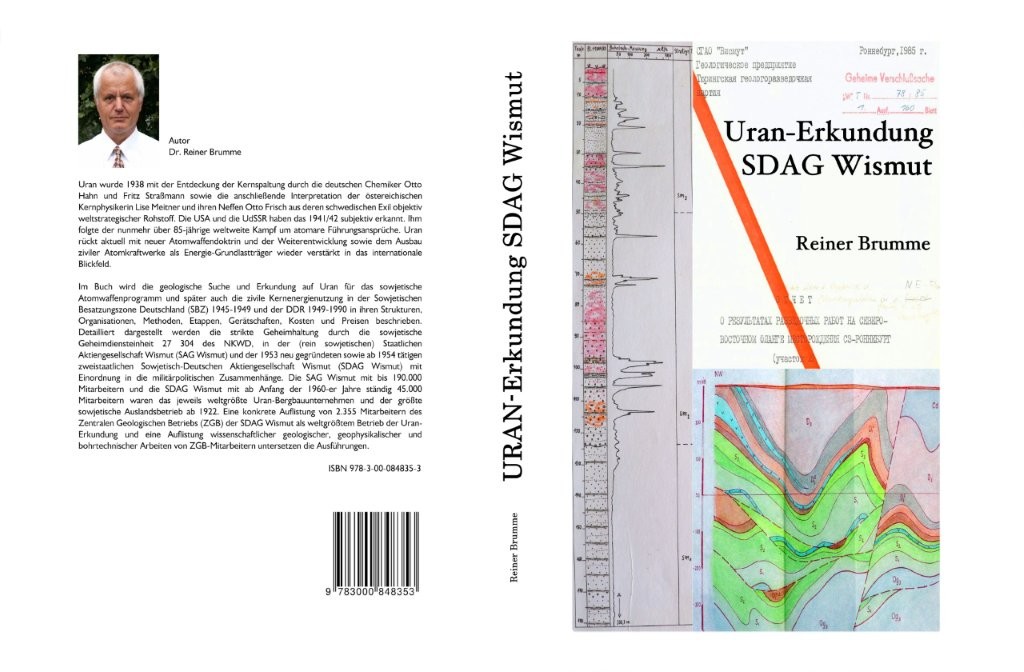 Buchcover Uran-Erkundung SDAG Wismut Buchcover Uran-Erkundung SDAG Wismut